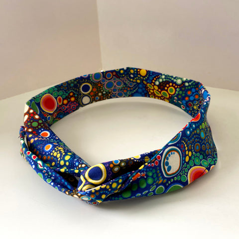 Effervescent patterned Head Band | Fabric Wire Hairband